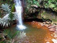 Aliran Curug Jeblug yang memecah keheningan. Aliran Curug Jeblug yang memecah keheningan.