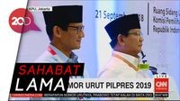 Momen Jokowi Sebut Prabowo dan Sandiaga Sahabat Lama Momen Jokowi Sebut Prabowo dan Sandiaga Sahabat Lama