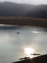 Senja Nan Syahdu Di Waduk Gunung Rowo Pati