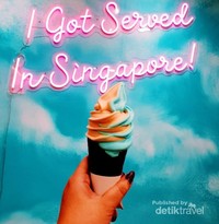 Peanut ButterXSea Salt Softserve di Aquas SG , ION Orchard Peanut ButterXSea Salt Softserve di Aquas SG , ION Orchard