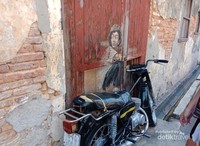 Salah satu Mural yang terkenal di Penang Salah satu Mural yang terkenal di Penang