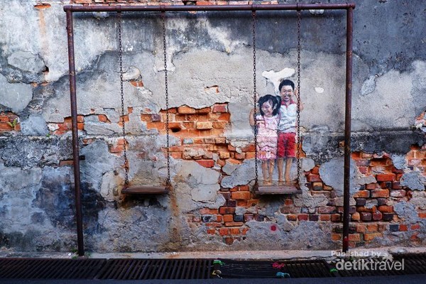 Foto Berburu Street Art di Penang