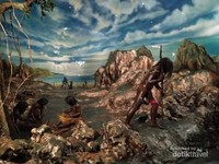 Diorama kehidupan masyarakat Indonesia di zaman megalitikum sekitar tahun 3.000 - 2.000 SM. Diorama kehidupan masyarakat Indonesia di zaman megalitikum sekitar tahun 3.000 - 2.000 SM.
