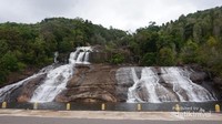 Tingkat terbawah sebuah kolam penampungan Tingkat terbawah sebuah kolam penampungan