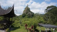 Tabiang yang berdiri menonjol di ngarai. Tabiang yang berdiri menonjol di ngarai.