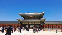 Gyeongbuk Palace, di Seoul, Korea Selatan. Gyeongbuk Palace, di Seoul, Korea Selatan.