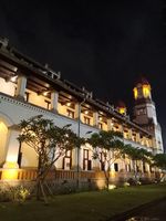 Estetika Lawang Sewu di Malam Hari