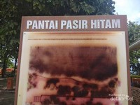 Papan tanda kawasan Pantai Pasir Hitam, Langkawi Papan tanda kawasan Pantai Pasir Hitam, Langkawi
