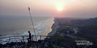 view pantai Parangtritis view pantai Parangtritis