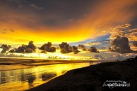 Senja di Pantai Panjang Bengkulu, pantai yang terkenal sangat panjang di Indonesia. Senja di Pantai Panjang Bengkulu, pantai yang terkenal sangat panjang di Indonesia.