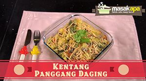 [Resep Anak] Kentang Panggang Daging