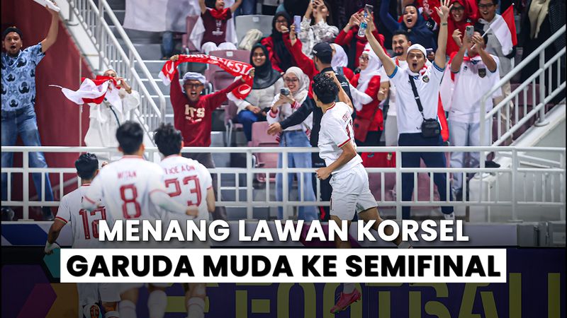 Indonesia Libas Korsel di Piala Asia U-23
