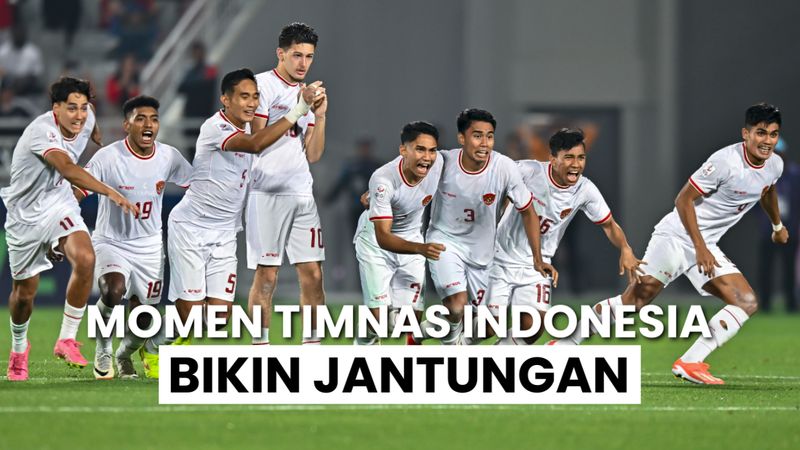 Nonton Timnas Indonesia U-23 Bikin Senam Jantung!