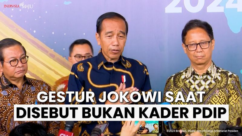 Jokowi Disebut Bukan Kader PDIP Lagi