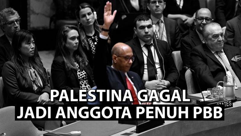 Veto AS Bikin Palestina Gagal Jadi Anggota PBB
