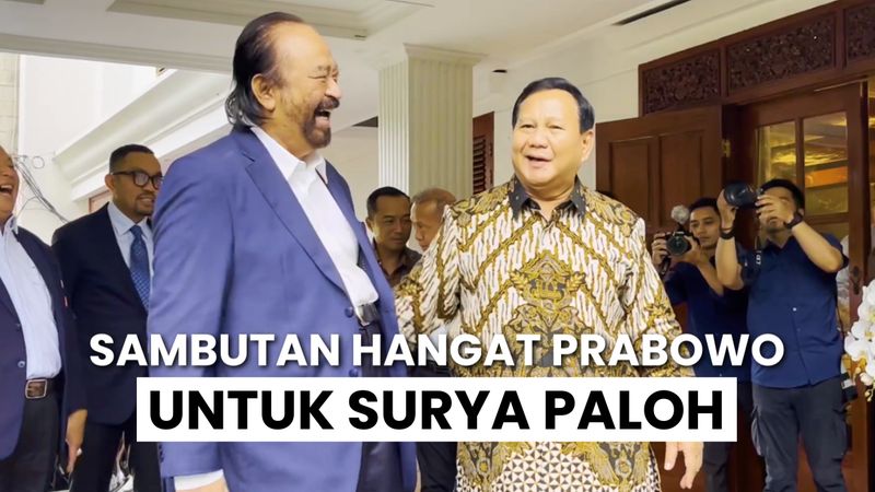 Pertemuan Prabowo-Paloh Seusai Penetapan KPU