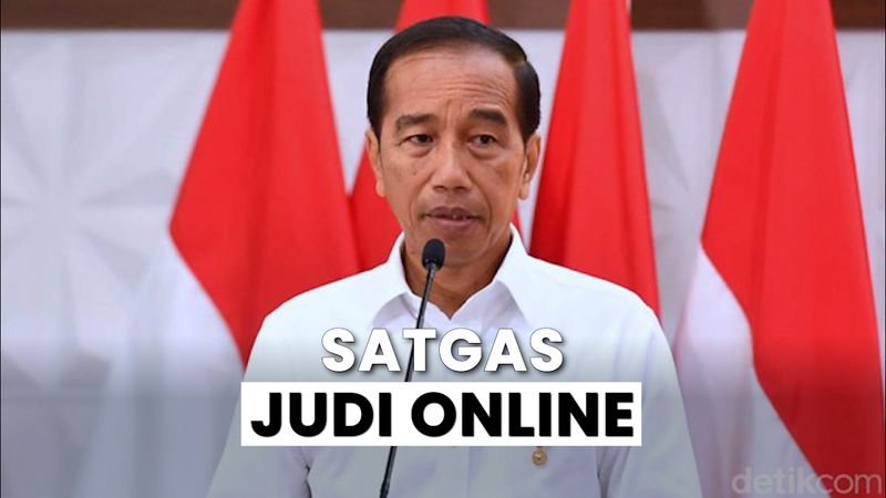 Jokowi Bentuk Satgas Atasi Judi Online