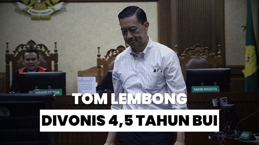 Yang Dilakukan Tom Lembong Saat Vonis