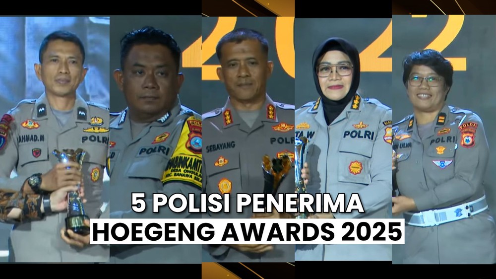 5 Polisi Teladan Anugerah Hoegeng Awards 2025