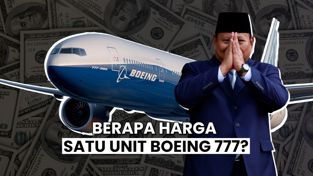 Harga Boeing 777 yang Mau Diborong Prabowo