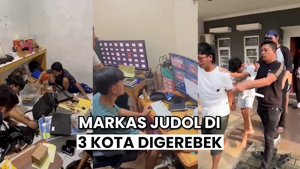 Bareskrim Bongkar Markas Judol di 3 Kota