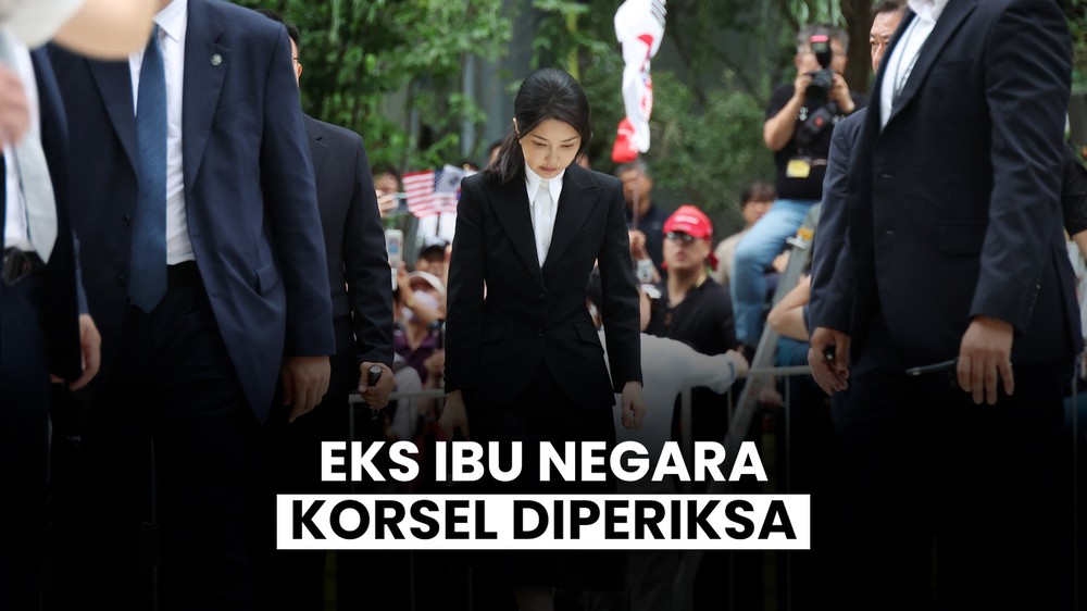 Momen Eks Ibu Negara Korsel Menunduk Minta Maaf 