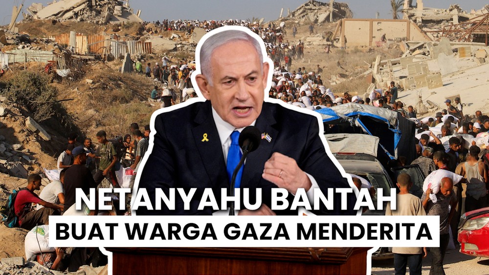 Netanyahu Bantah Bikin Warga Gaza Menderita!