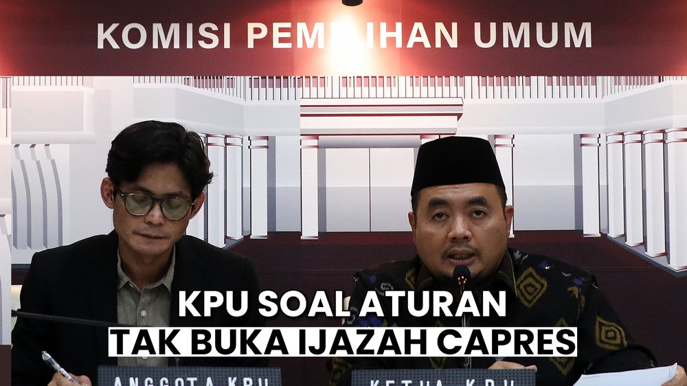 Permintaan Maaf KPU soal Aturan Ijazah Capres