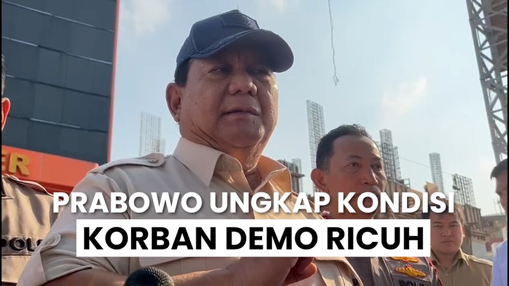 Prabowo Jenguk & Ungkap Kondisi Korban Demo
