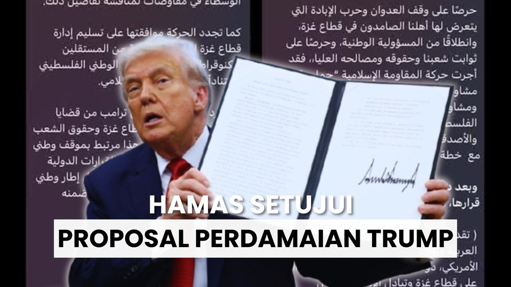 Proposal Trump Disetujui Hamas