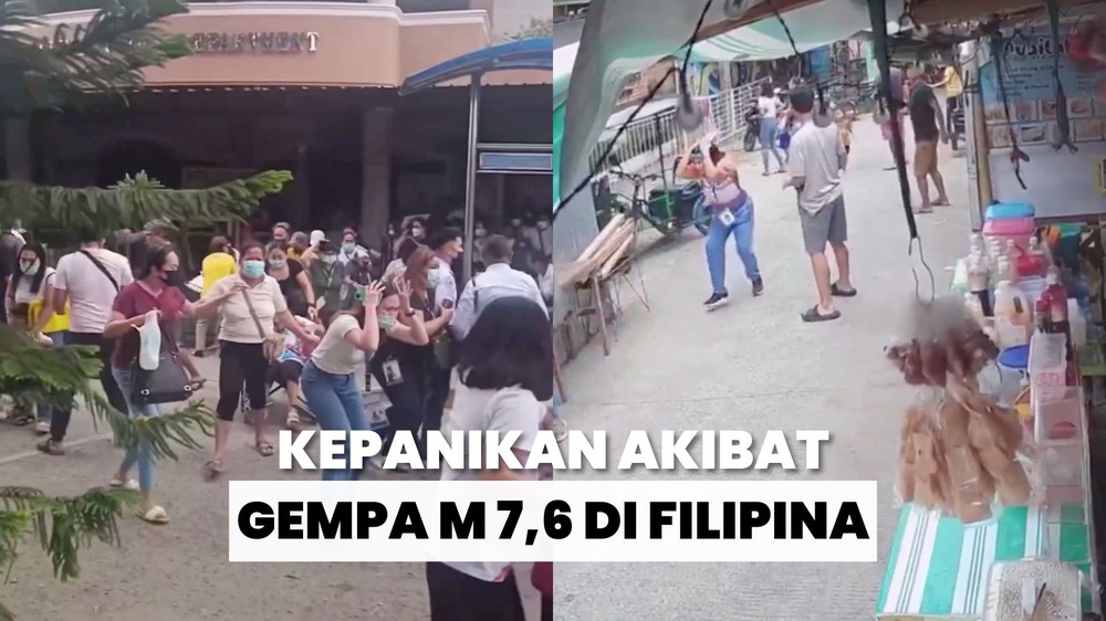 Gempa Magnitudo 7,6 Guncang Filipina