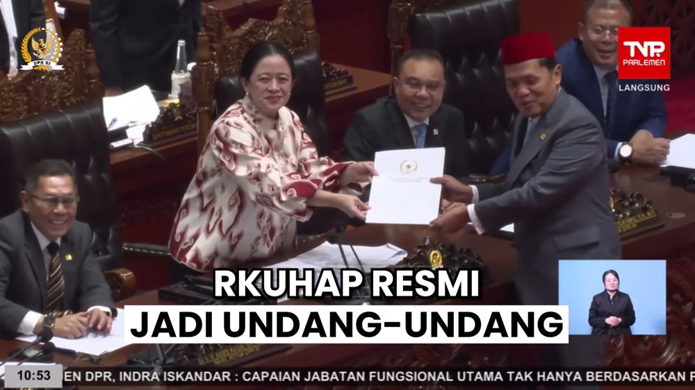 Tok! DPR Sahkan RKUHAP Jadi Undang-undang