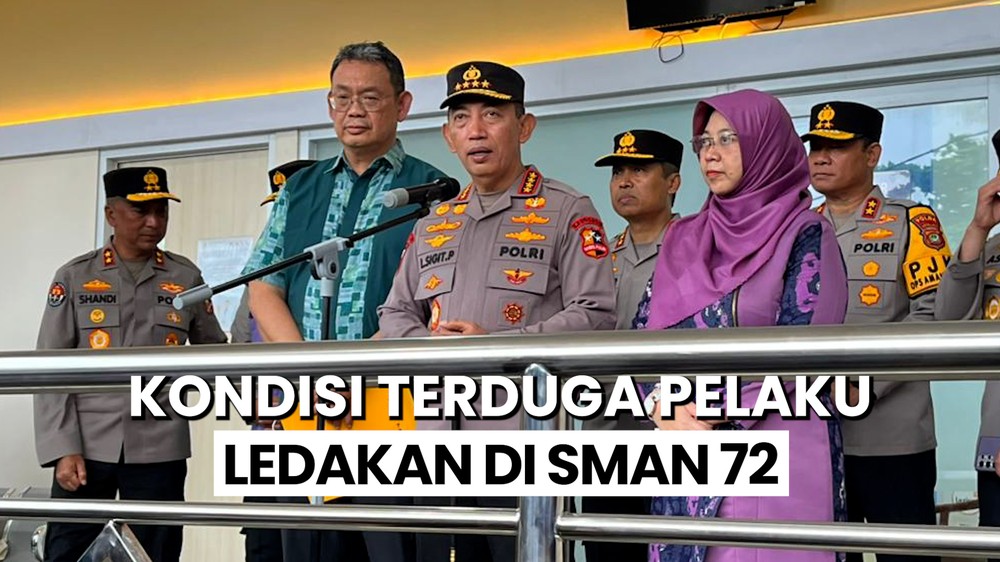 Pelaku Ledakan SMAN 72 Diduga Siswa