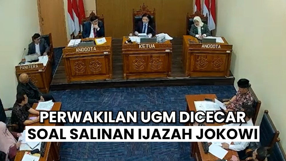 UGM Dicecar soal Salinan Ijazah Jokowi