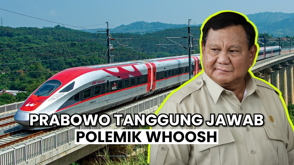 Prabowo Tanggung Jawab soal Utang Whoosh