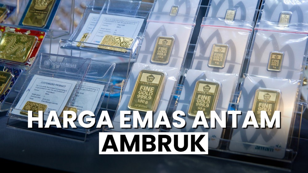 Harga Emas Antam Turun Rp 95.000!