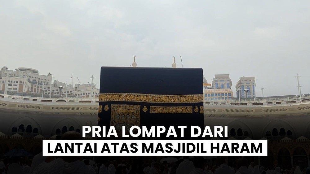 Pria Lompat dari Lantai Atas Masjidil Haram