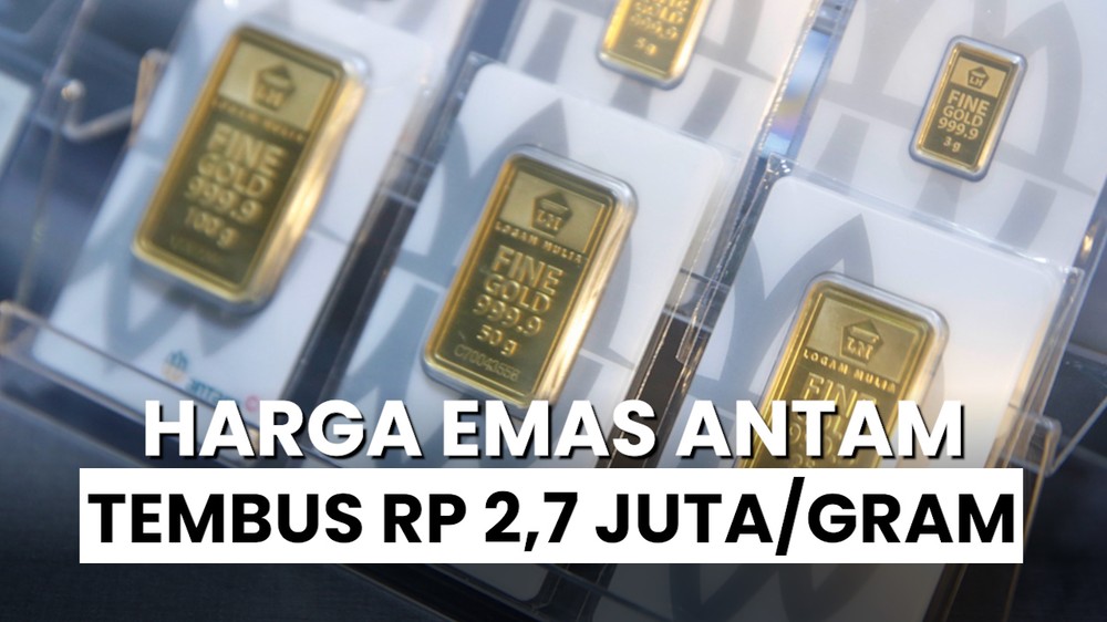 Pecah Rekor! Harga Emas Antam Makin Mahal