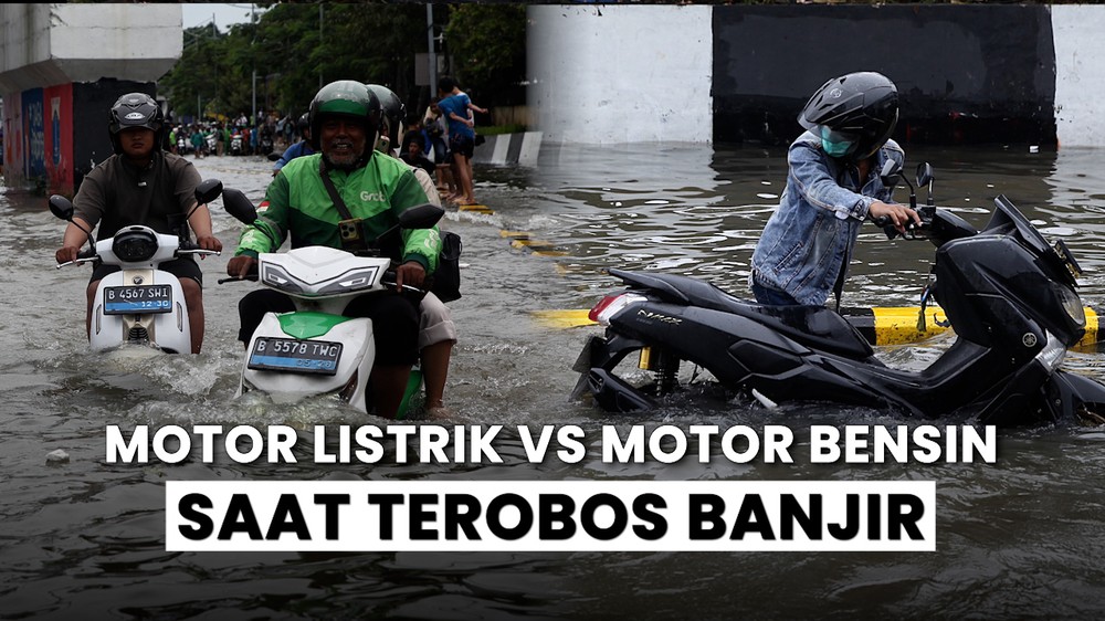Aksi Motor Listrik vs Motor Bensin 