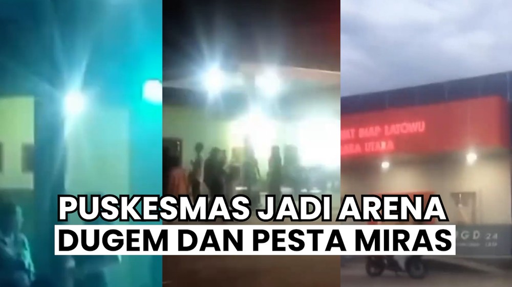 Dugem-Pesta Miras di Puskesmas