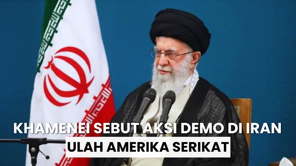 Iran Tuding AS di Balik Gelombang Aksi Demo