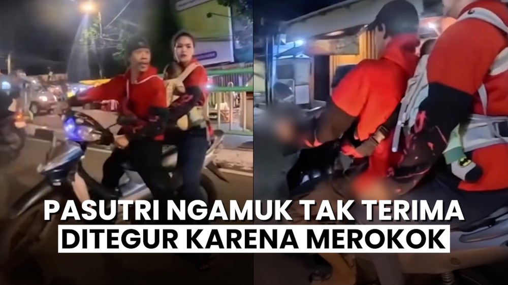 Ngamuk Tak Terima Ditegur Merokok