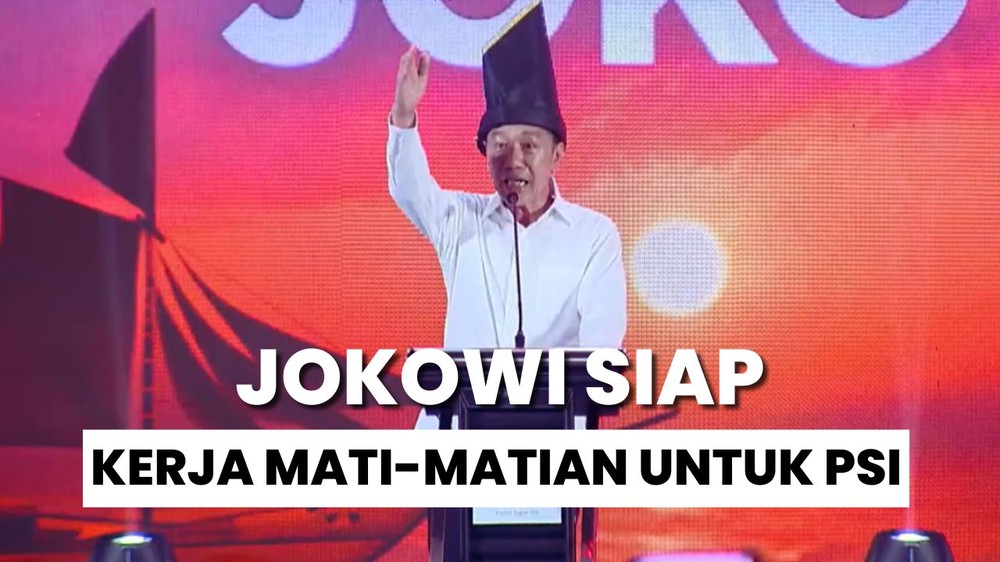 Pernyataan Jokowi Siap Bekerja untuk PSI