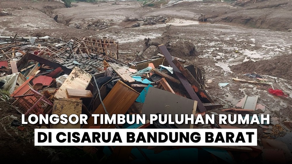 Longsor di Kabupaten Bandung Barat