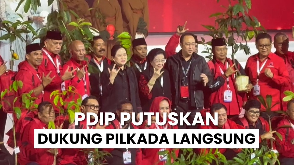 Hasil Rakernas PDIP soal Pilkada