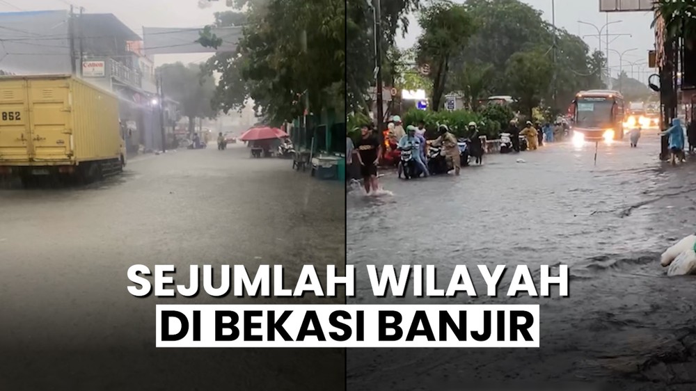 Banjir di Sejumlah Wilayah Bekasi
