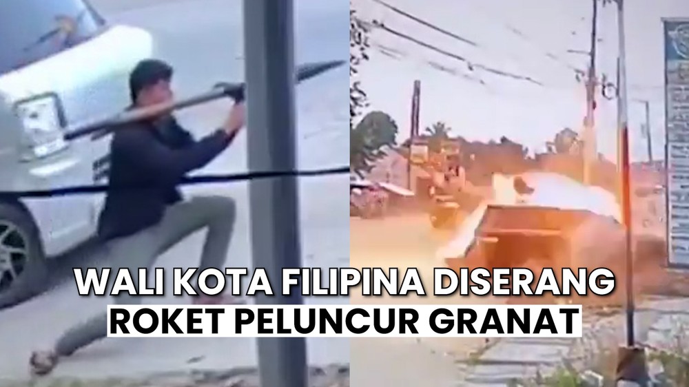 Detik-detik Wali Kota Filipina Lolos Diserang RPG