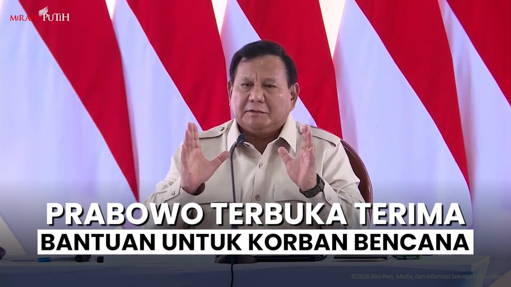 Prabowo Mau Terima Bantuan untuk Sumatera