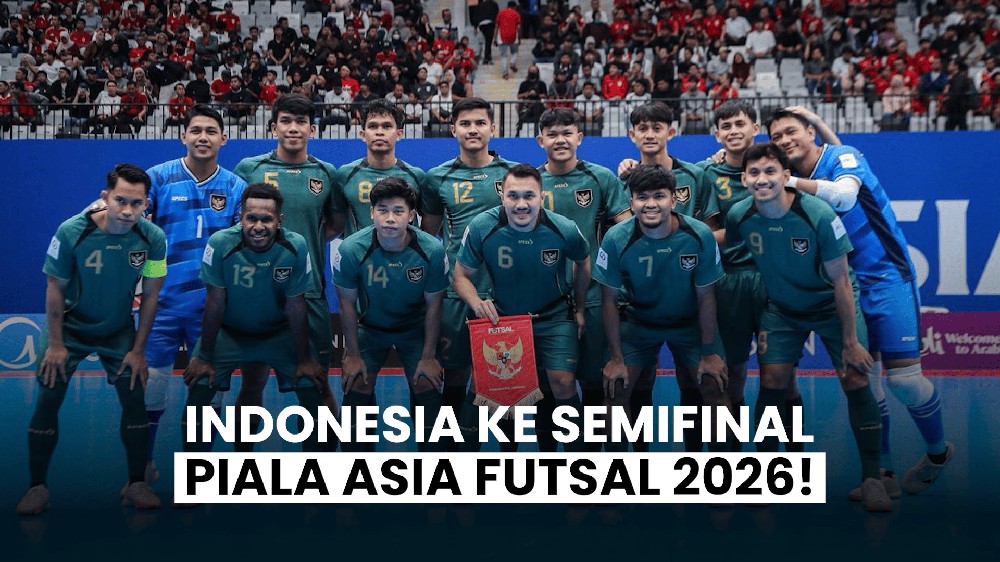 Indonesia ke Semifinal Piala Asia Futsal