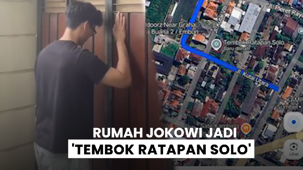 Heboh Rumah Jokowi Tembok Ratapan Solo